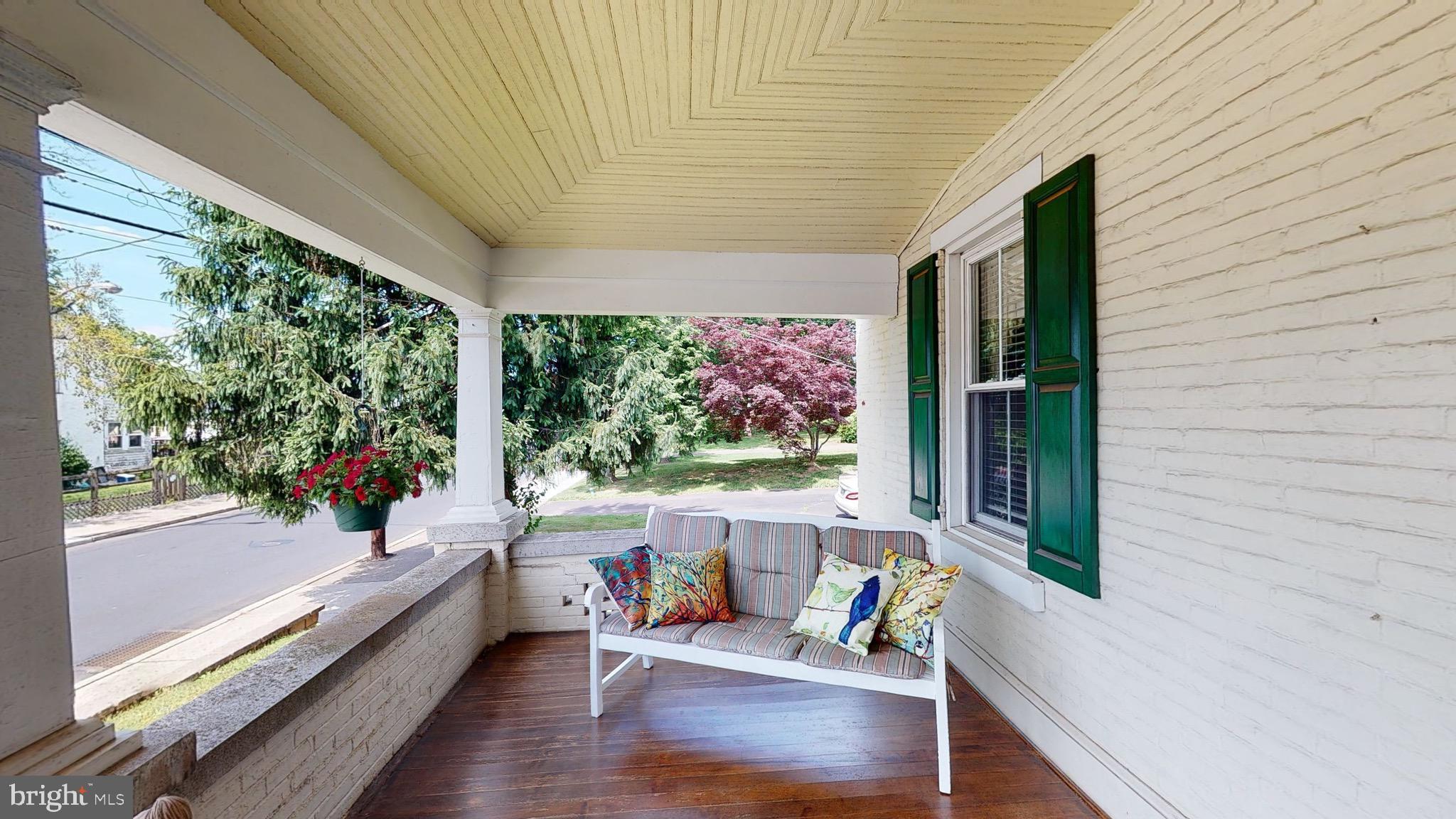 402 East Reliance Road Souderton, PA 18964 - Photo 39 of 77 A view of the porch out to Reliance Road
