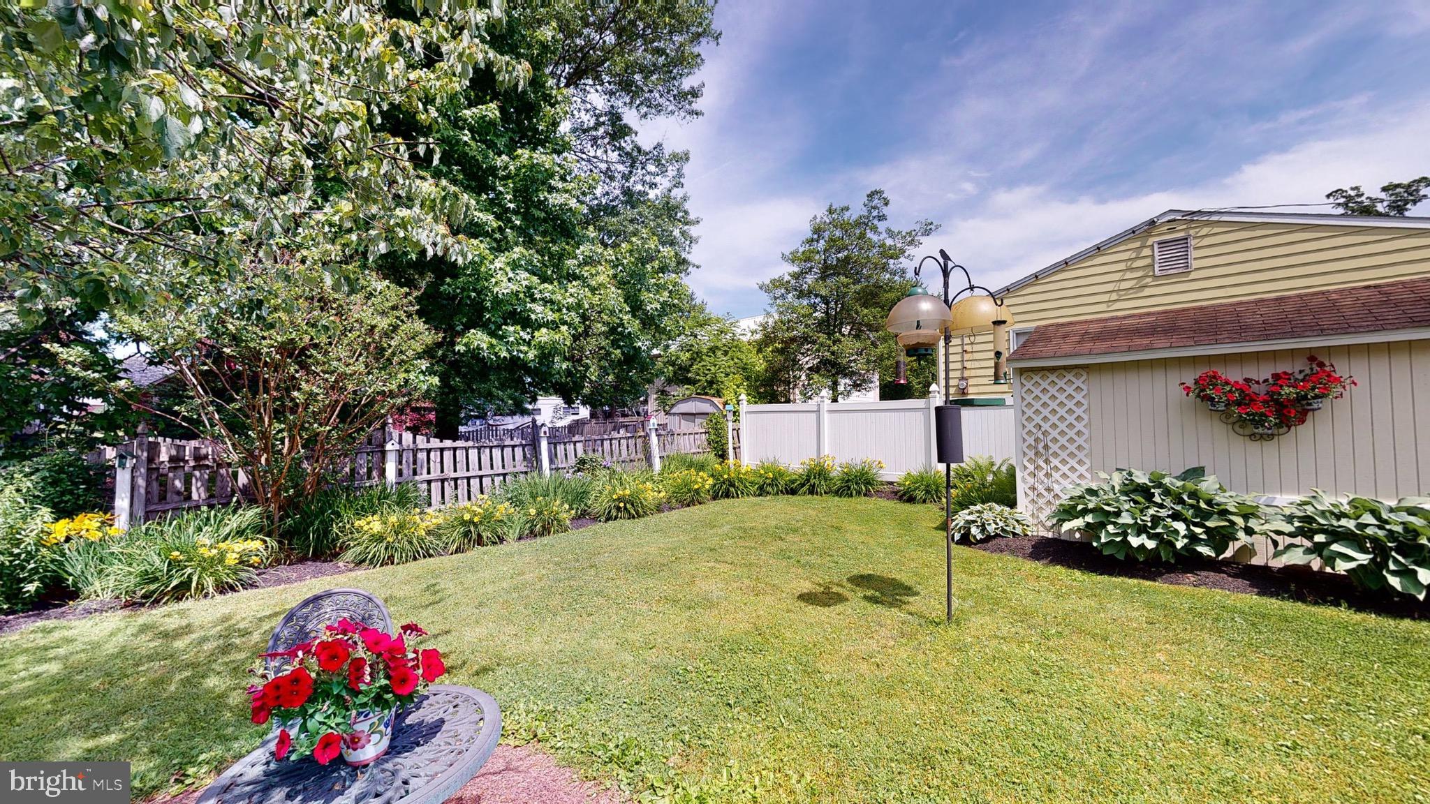 402 East Reliance Road Souderton, PA 18964 - Photo 45 of 77 A view of the back yard into the shed