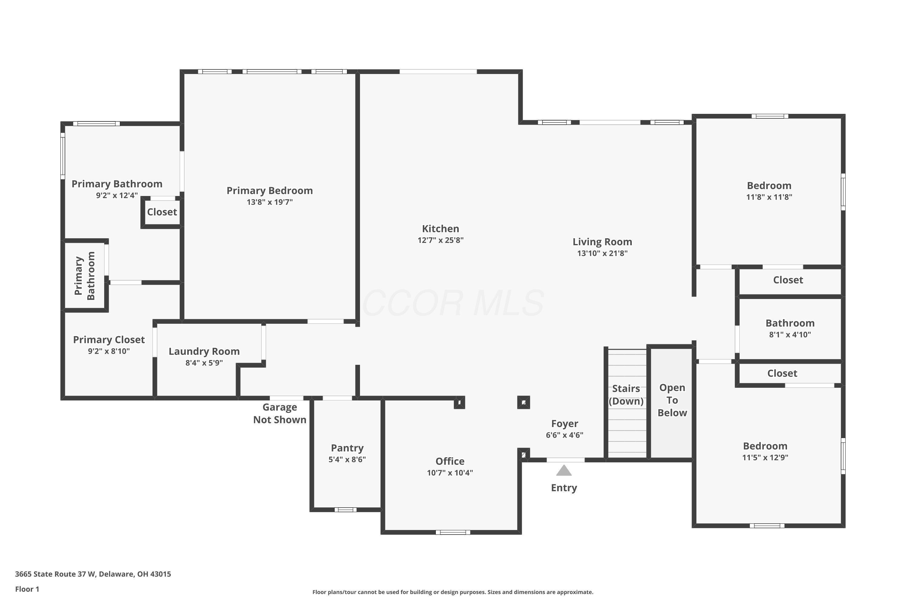 3665 State Rte 37 West Delaware, OH 43015 - Photo 72 of 73 Main Level Floor Plan