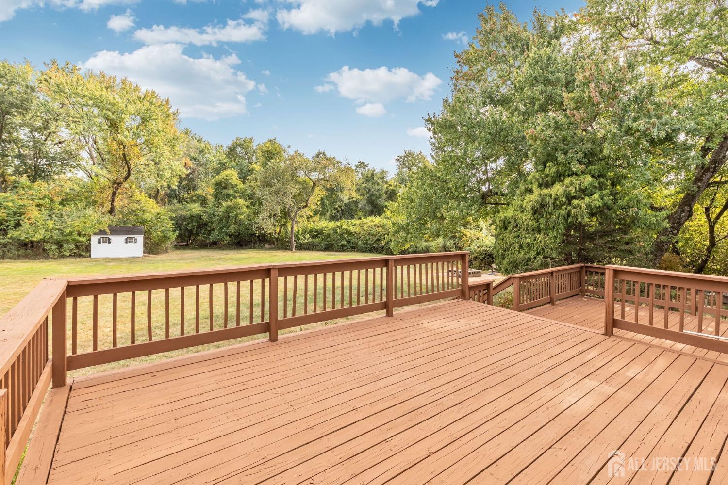 321 Overbrook Road Piscataway, NJ 08854 - Photo 30 of 46 a view of deck with wooden floor and fence