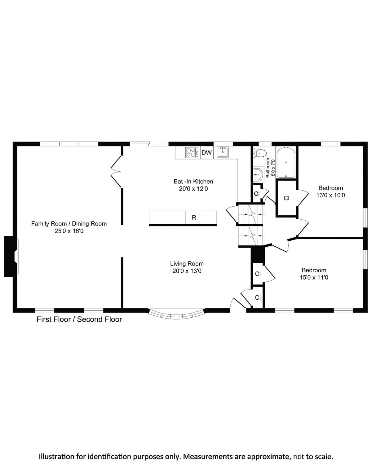 321 Overbrook Road Piscataway, NJ 08854 - Photo 43 of 46 a picture of a floor plan