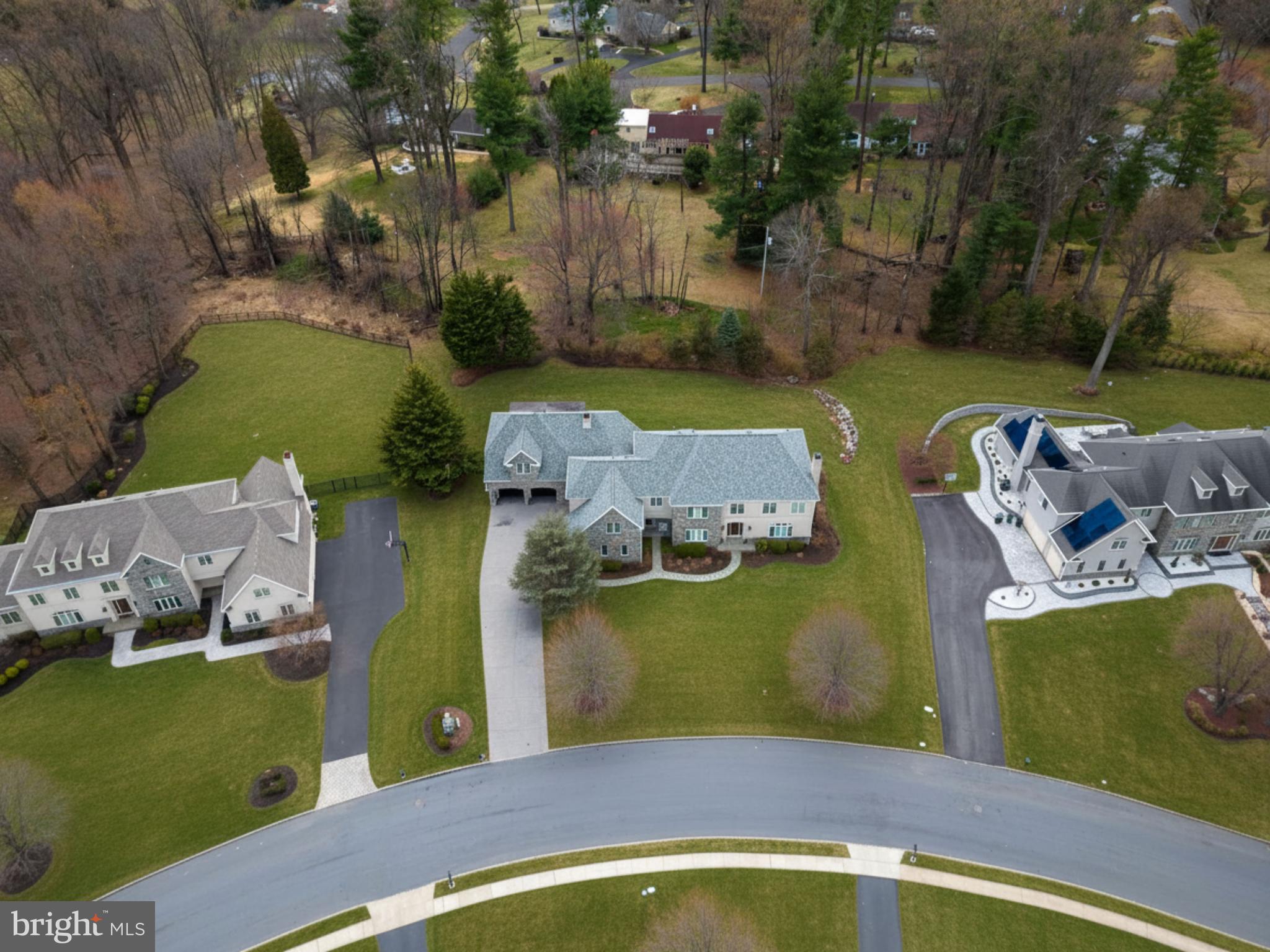 1160 Jefferson Lane Huntingdon Valley, PA 19006 - Photo 96 of 98 an aerial view of a house with yard swimming pool and outdoor seating