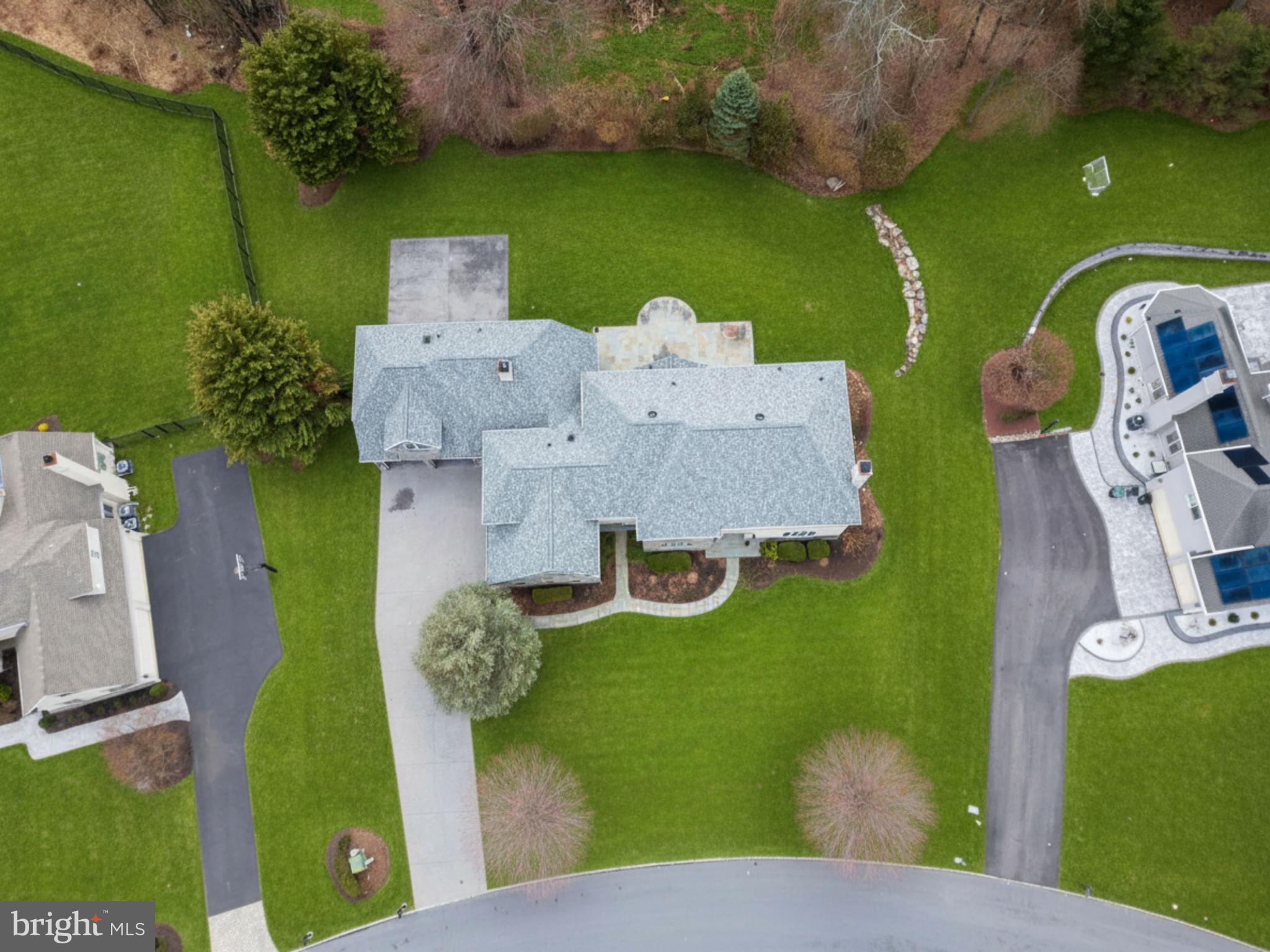 1160 Jefferson Lane Huntingdon Valley, PA 19006 - Photo 97 of 98 an aerial view of a house with outdoor space lake view and car parked