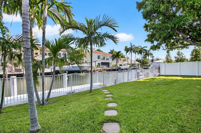 a view of a lake with a terrace