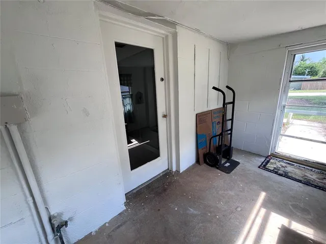 a view of a storage & utility room