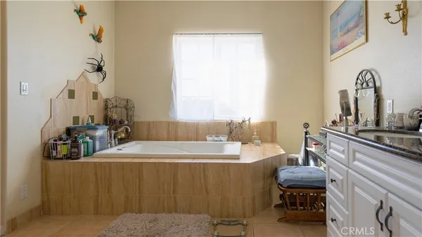 a bathroom with a sink double vanity