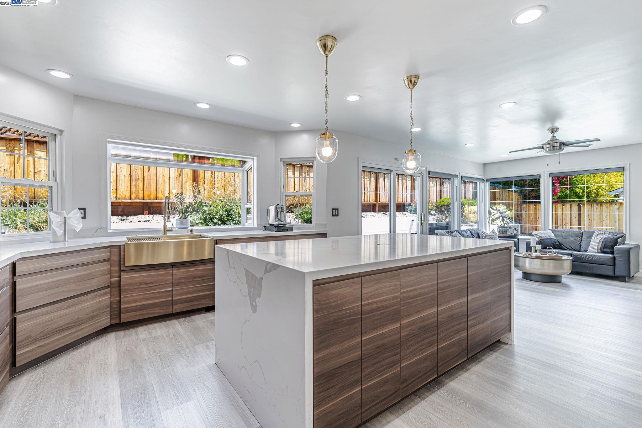 1835 Camino Estrada Concord, CA 94521 - Photo 7 of 27 a kitchen with counter top space and living room