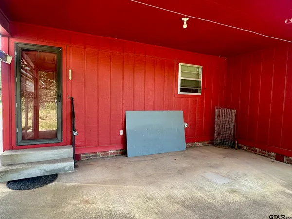 a view of front door