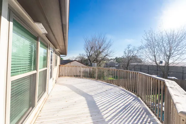 a view of a house with a iron stairs