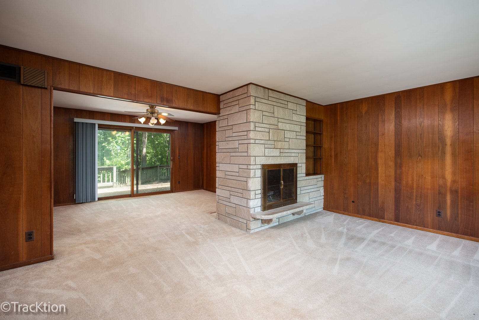 2982 Whitetie Road Morris, IL 60450 - Photo 4 of 19 a view of an empty room with a fireplace and a window