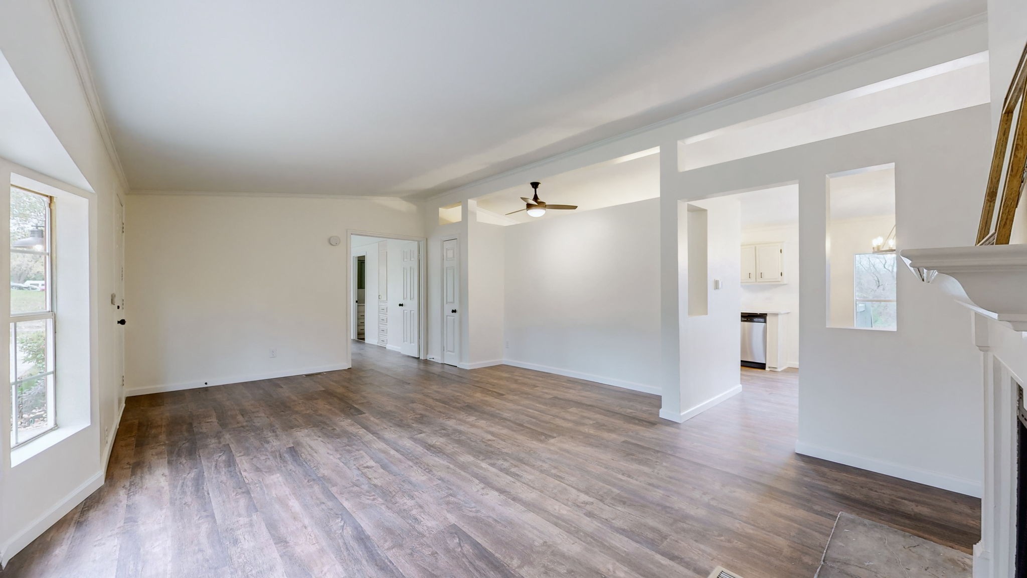 4452 William Woodard Road Springfield, TN 37172 - Photo 12 of 45 wooden floor in an empty room with a window