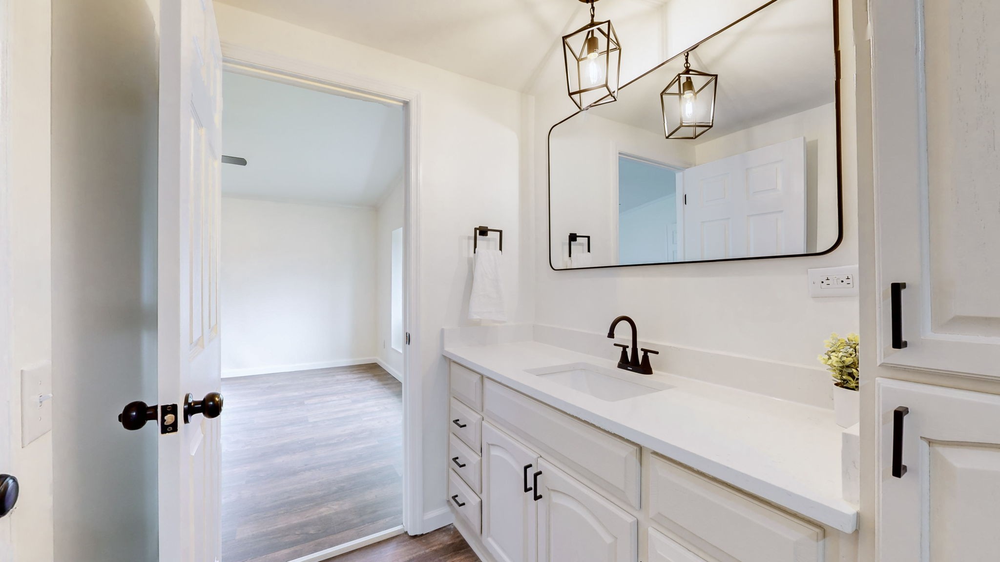 4452 William Woodard Road Springfield, TN 37172 - Photo 24 of 45 a bathroom with a sink and mirror