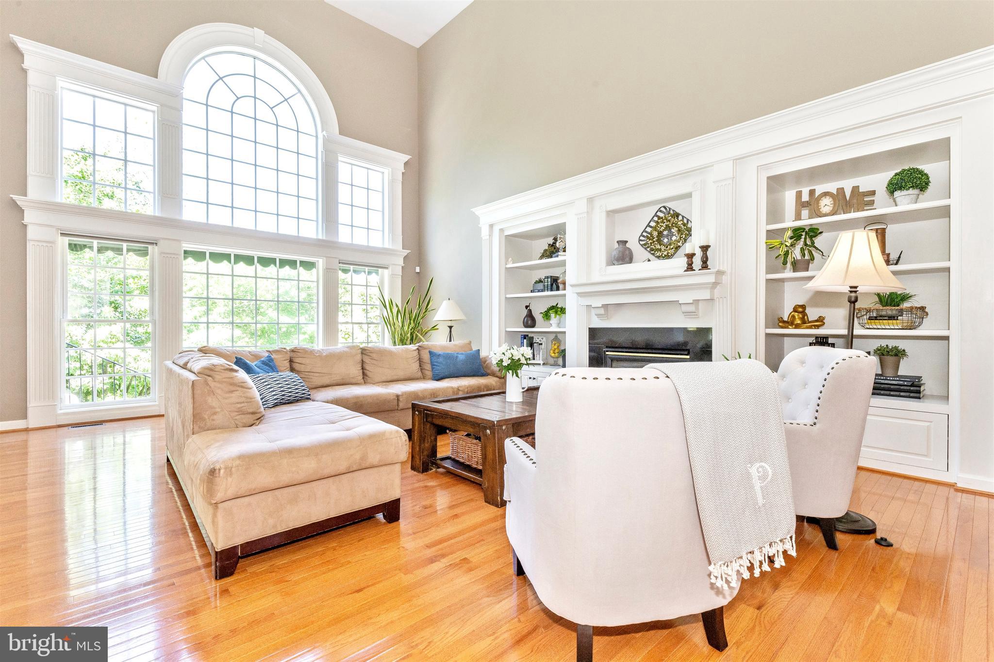 18516 Crestmount Road Boyds, MD 20841 - Photo 3 of 60 2-Story Great Room with Built Ins & Fireplace