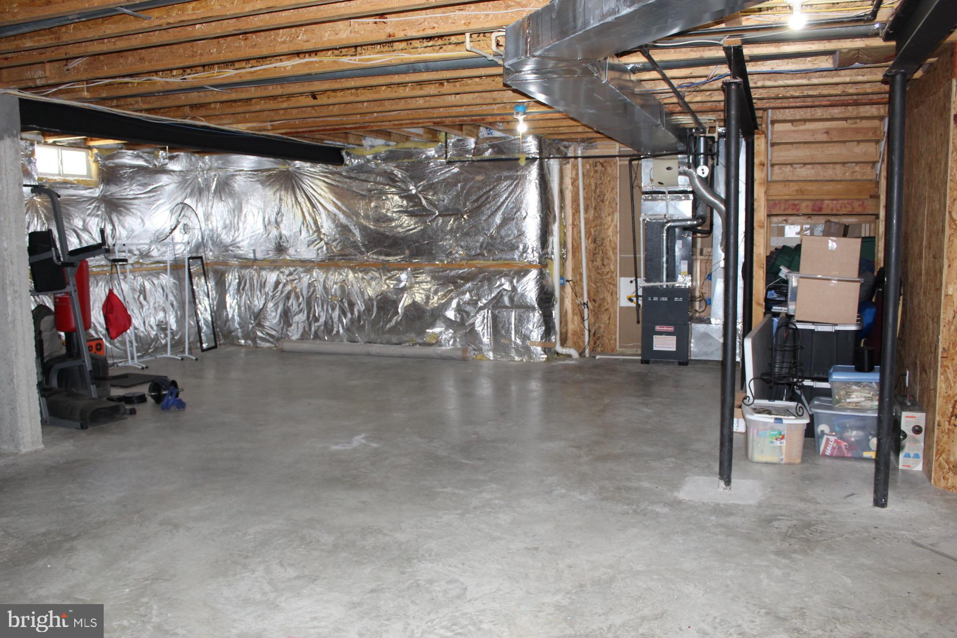 18516 Crestmount Road Boyds, MD 20841 - Photo 57 of 60 Large Unfinished Area for Storage