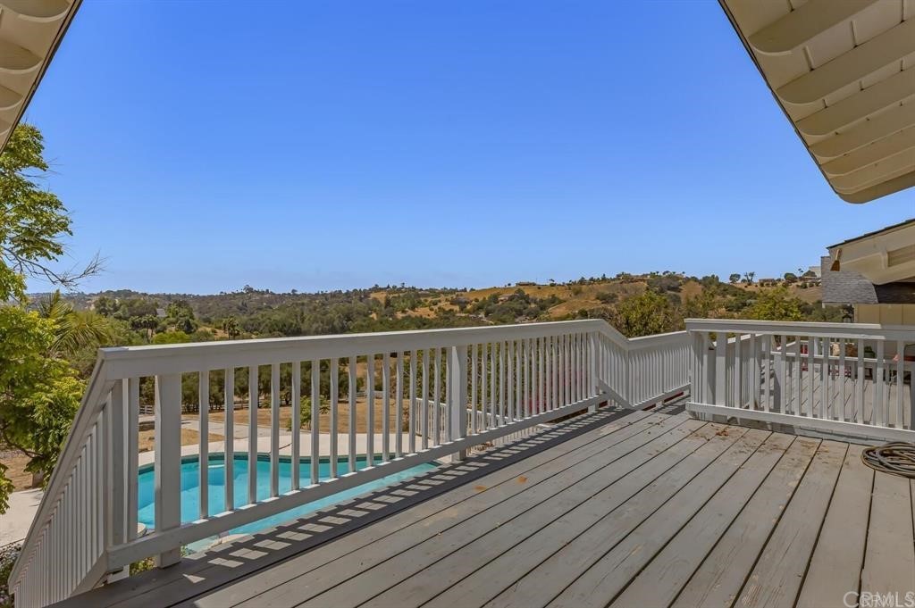2710 Los Alisos Drive Fallbrook, CA 92028 - Photo 12 of 13 a view of balcony with wooden floor and city view