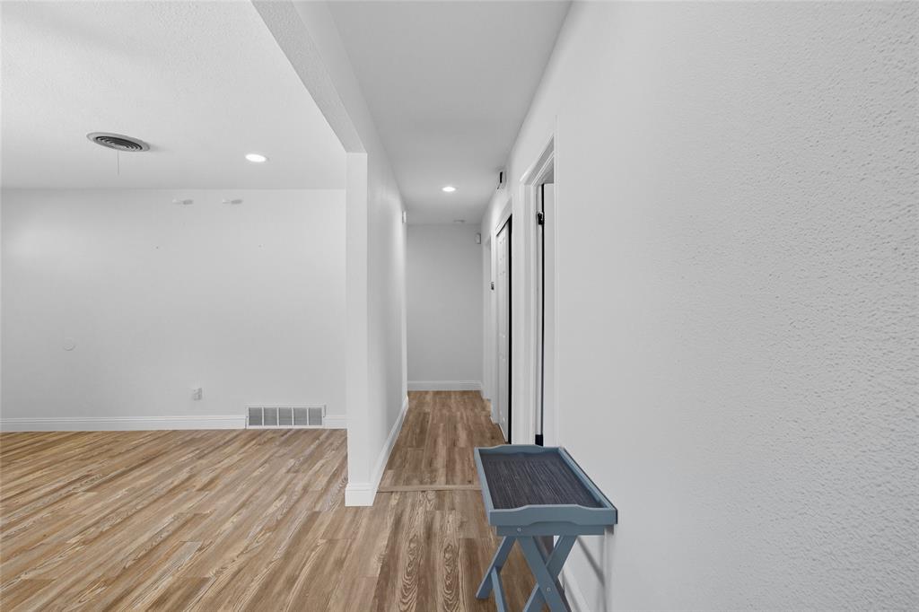421 East Tarrant Road Grand Prairie, TX 75050 - Photo 14 of 32 Hall featuring light wood-style floors and recessed lighting