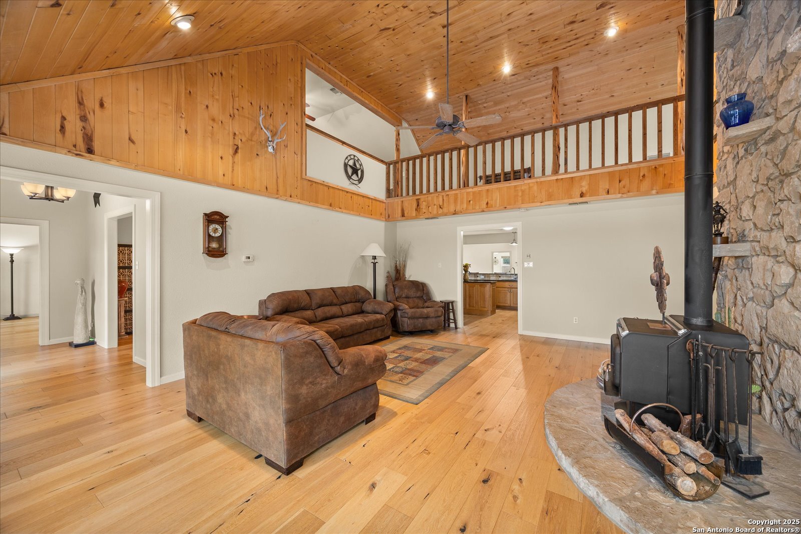 127 Camp Alzafar Road Boerne, TX 78006 - Photo 12 of 50 a living room with furniture