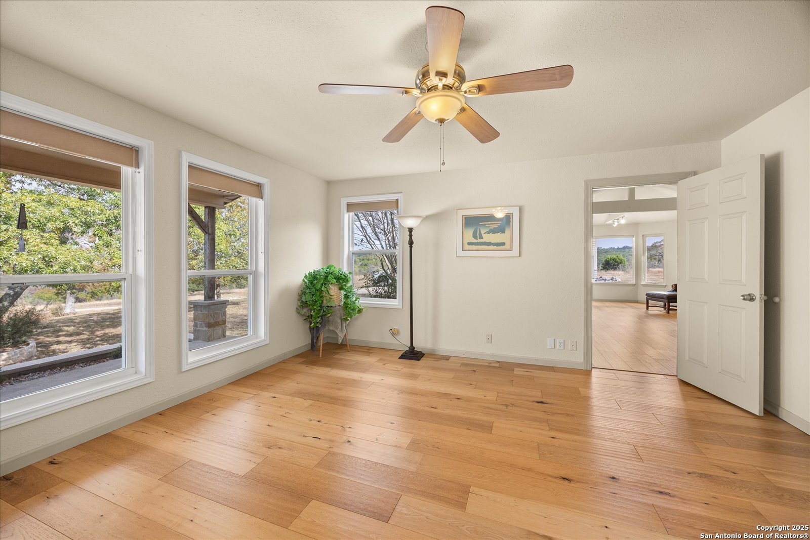 127 Camp Alzafar Road Boerne, TX 78006 - Photo 24 of 50 a view of an empty room with a window