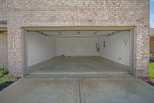 a view of a fireplace