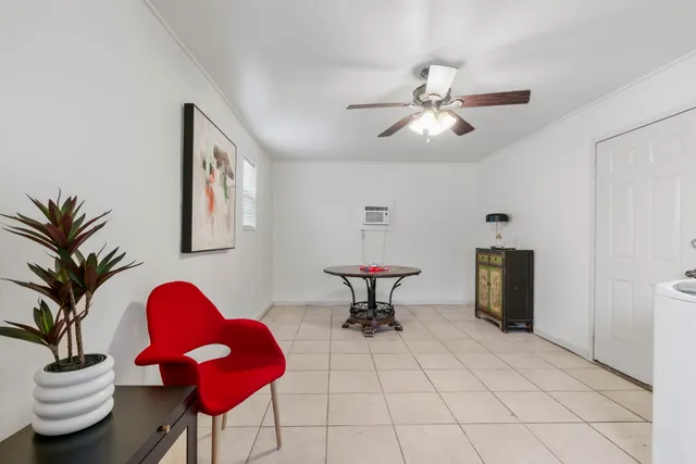 a view of a house with a back yard