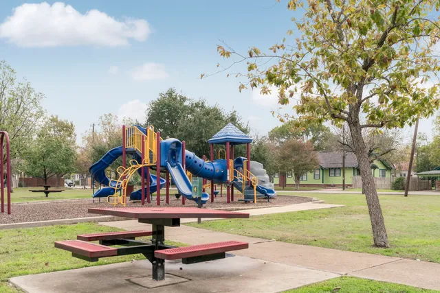 a view of a building with entryway
