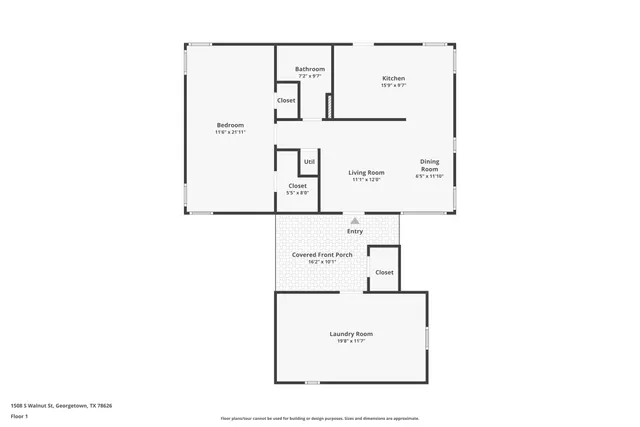 $395,000 | 1508 Walnut Street, Georgetown, TX 78626