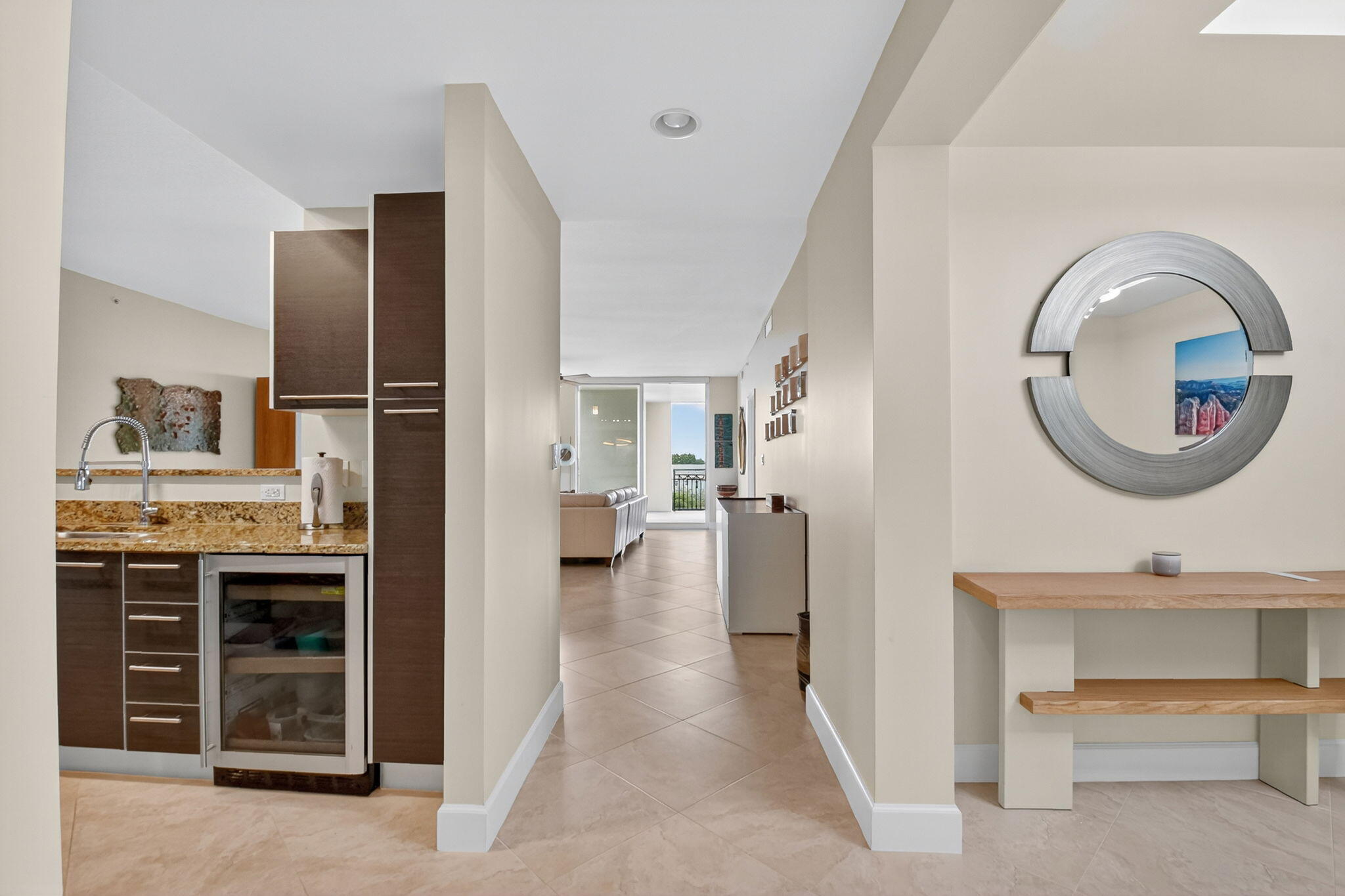 550 Okeechobee Boulevard, Unit 423 West Palm Beach, FL 33401 - Photo 13 of 120 Entranceway opens to Kitchen & Den