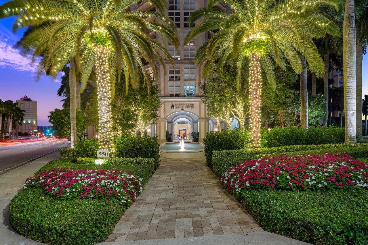 550 Okeechobee Boulevard, Unit 423 West Palm Beach, FL 33401 - Photo 45 of 120 CityPlace South Tower Front Entrance