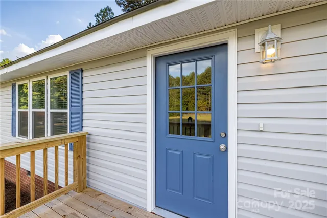 a view of front door