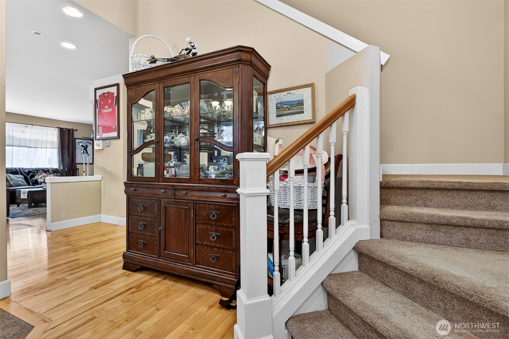 122 185th Place Southwest Bothell, WA 98012 - Photo 35 of 39 a view of entryway and hall with wooden floor