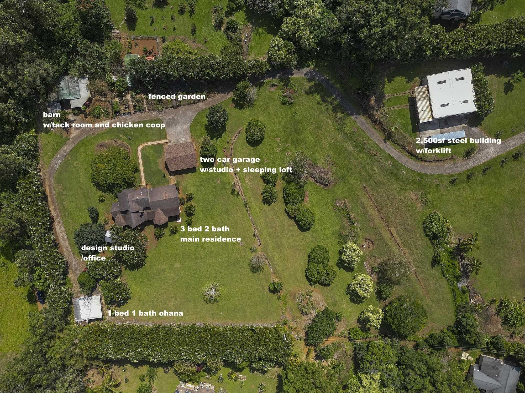 30 Mamao Place Haiku, HI 96708 - Photo 50 of 50 an aerial view of a residential houses with outdoor space