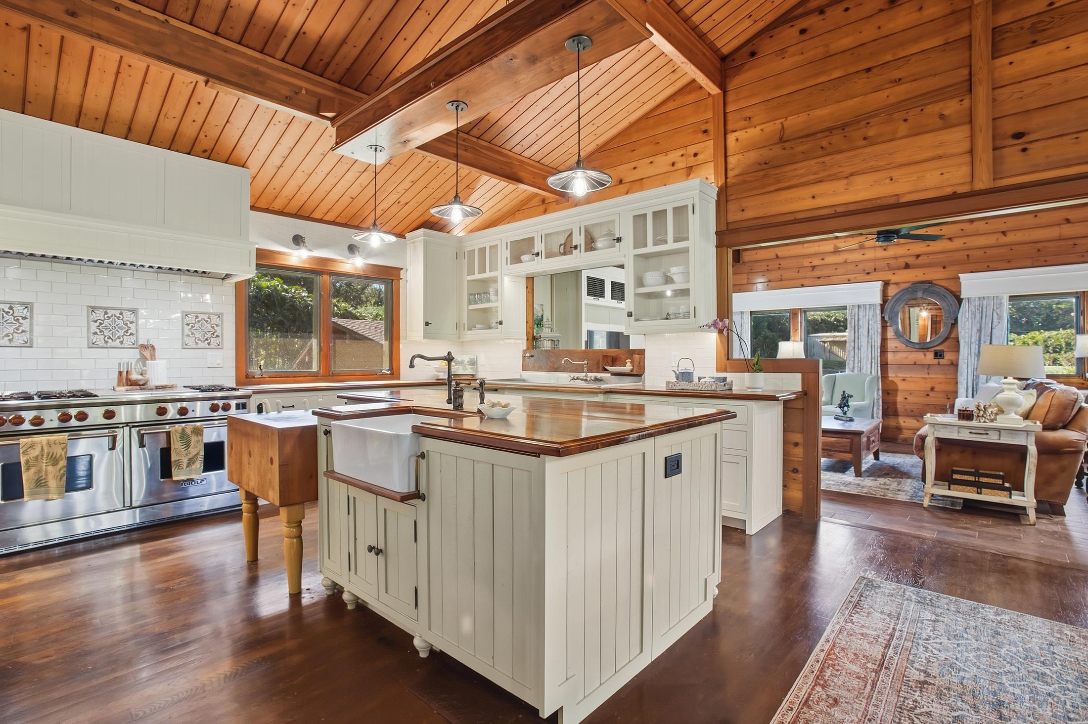 30 Mamao Place Haiku, HI 96708 - Photo 8 of 50 a kitchen with stainless steel appliances granite countertop a stove and cabinets