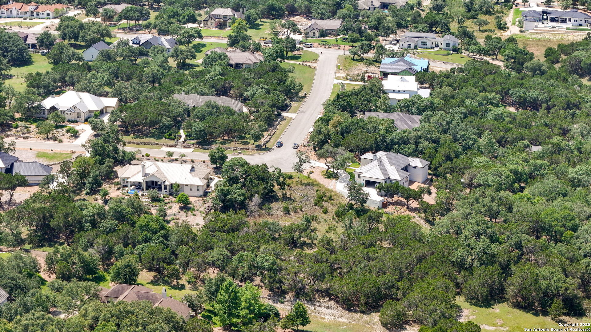 116 Balcones Bend Boerne, TX 78006 - Photo 14 of 25 an aerial view of residential houses with outdoor space and trees