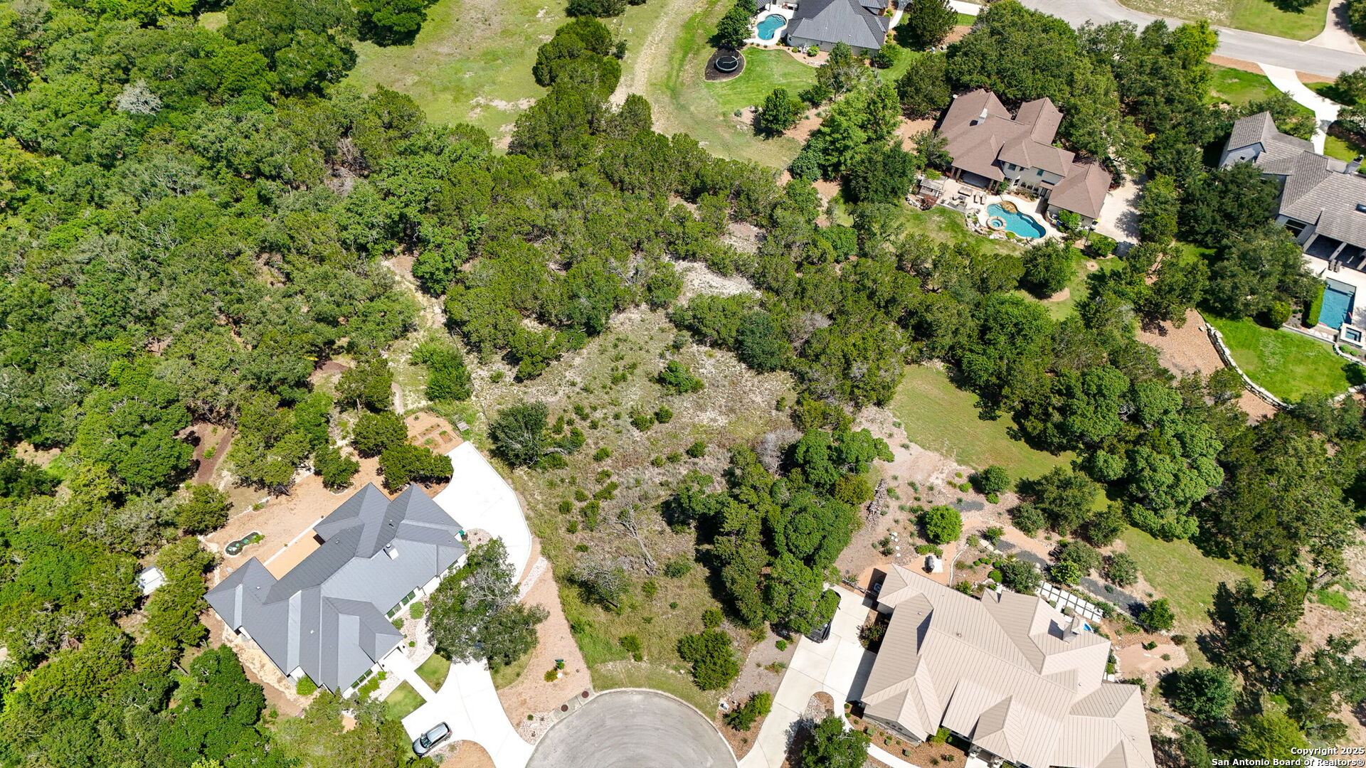 116 Balcones Bend Boerne, TX 78006 - Photo 4 of 25 an aerial view of house with yard