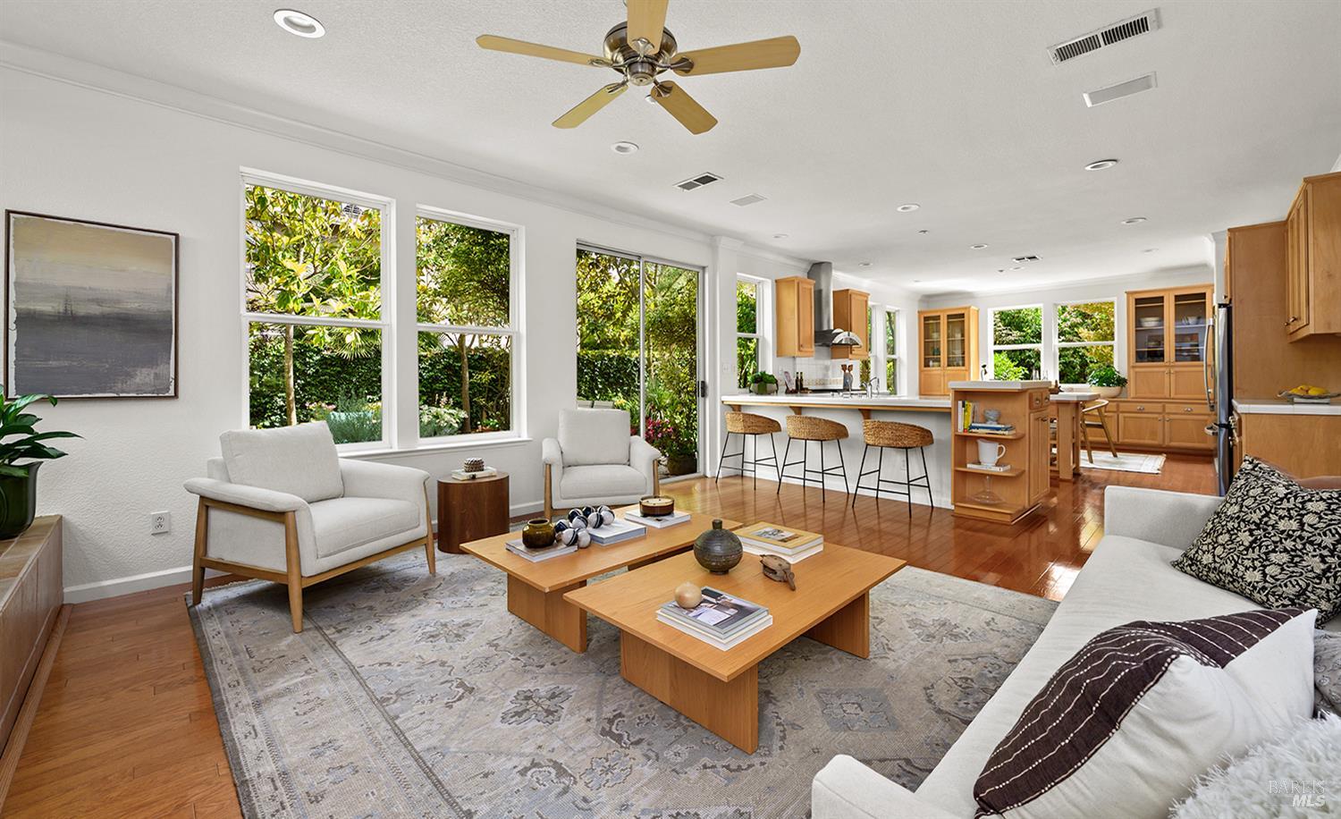 38 Maybeck Street Novato, CA 94949 - Photo 14 of 47 a living room with furniture and a large window