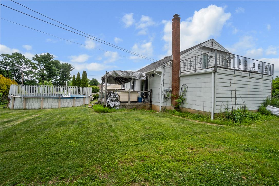 3031 Shakespeare Road Bethlehem, PA 18017 - Photo 24 of 30 A spacious backyard with an inviting above-ground pool, perfect for summer entertaining.