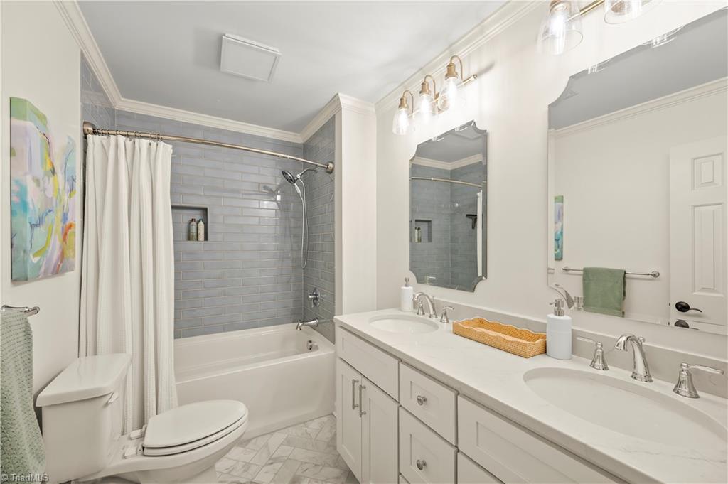 1000 Greenhurst Road Winston-Salem, NC 27104 - Photo 29 of 48 Updated bath with dual vanities