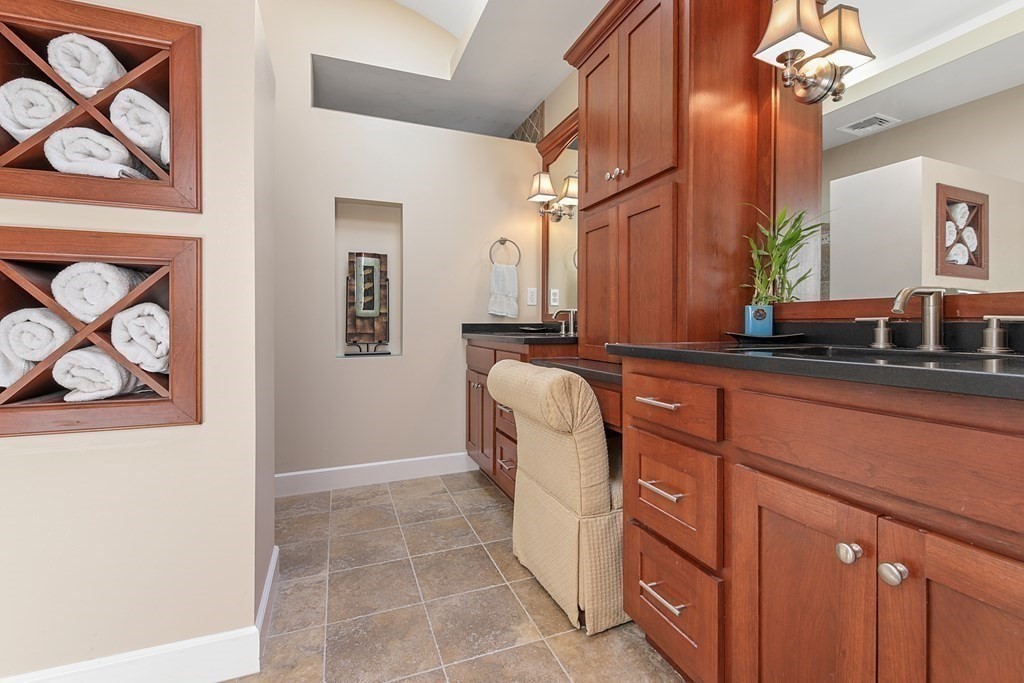 31 Draper Road Dover, MA 02030 - Photo 25 of 41 a kitchen with stainless steel appliances granite countertop a sink and a cabinets