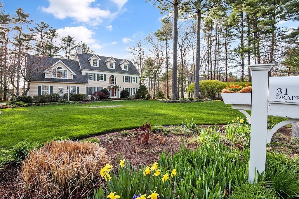31 Draper Road Dover, MA 02030 - Photo 4 of 41 a view of a house with a yard