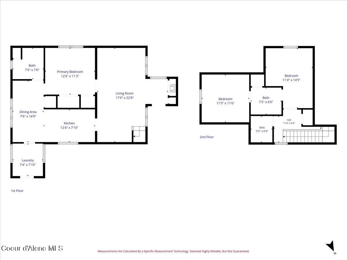 905 South Division Street Pinehurst, ID 83850 - Photo 42 of 43 01-Floor Plan