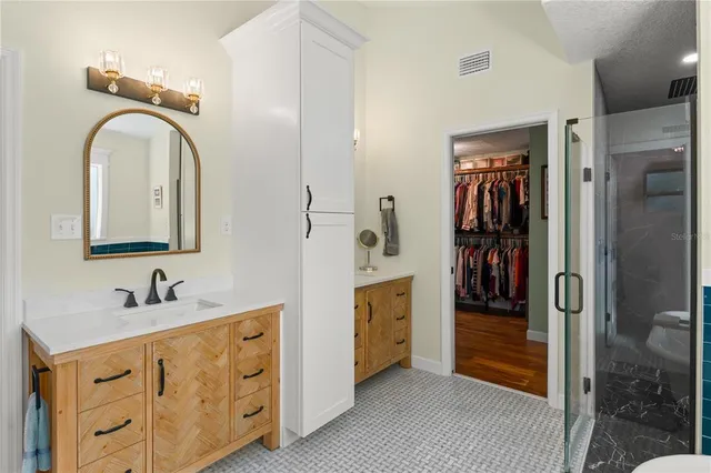 a house view with a garden space