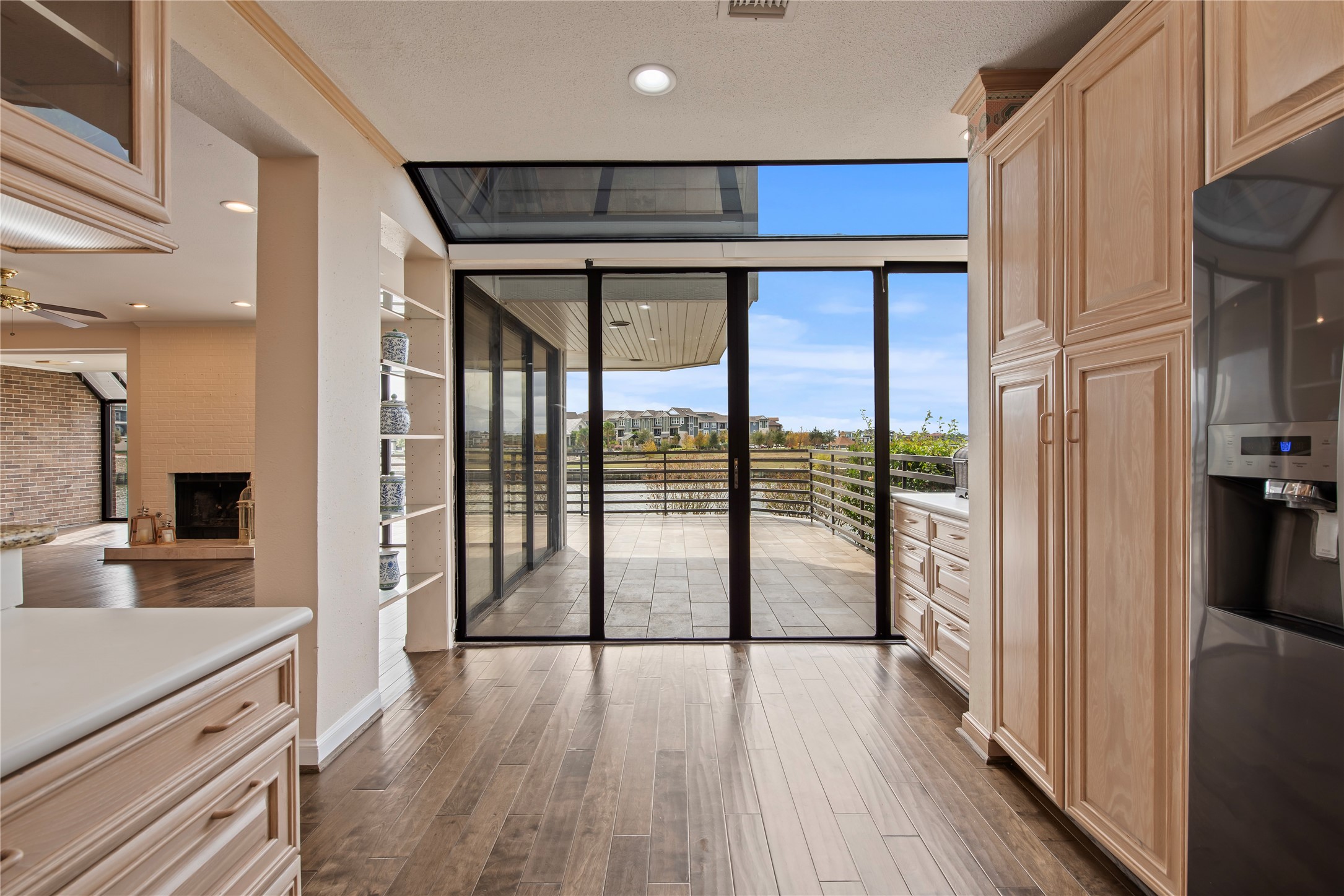 2037 Enterprise Avenue League City, TX 77573 - Photo 15 of 49 a view of a kitchen with a large window
