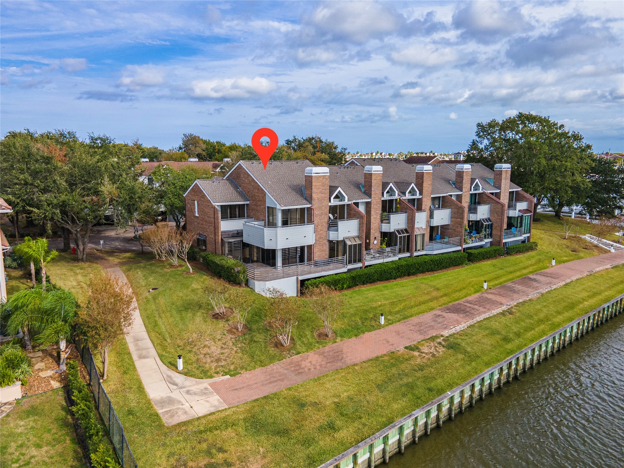 2037 Enterprise Avenue League City, TX 77573 - Photo 46 of 49 a view of a house with swimming pool and yard