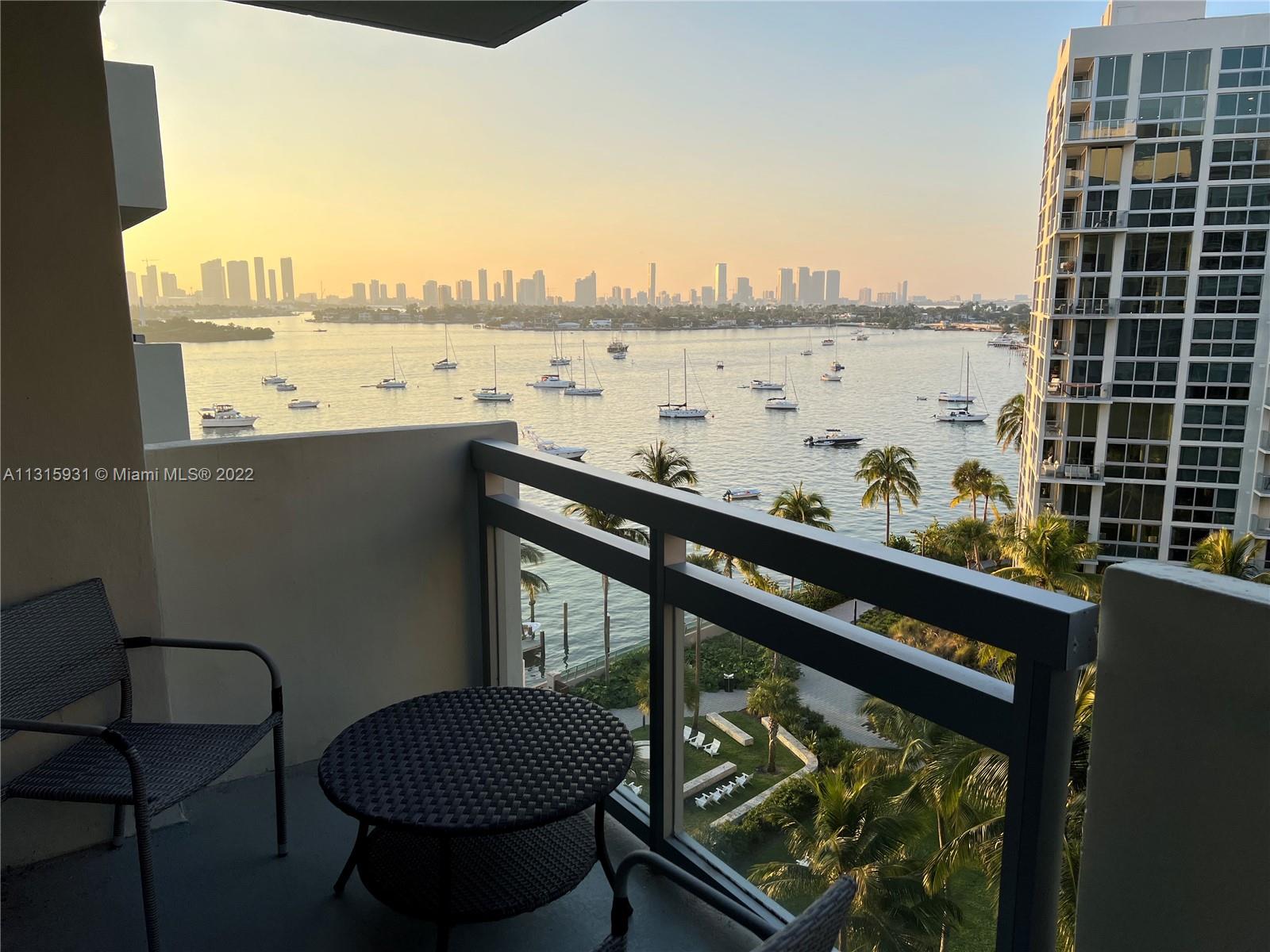 1500 Bay Road, Unit 944S Miami Beach, FL 33139 - Photo 3 of 82 a view of a balcony with an ocean view
