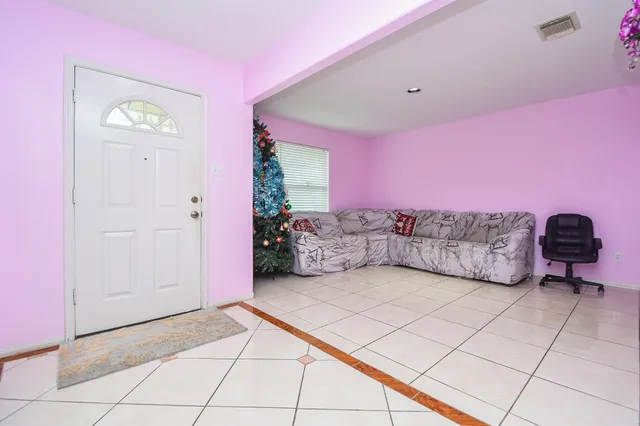 a view of a livingroom and a couch