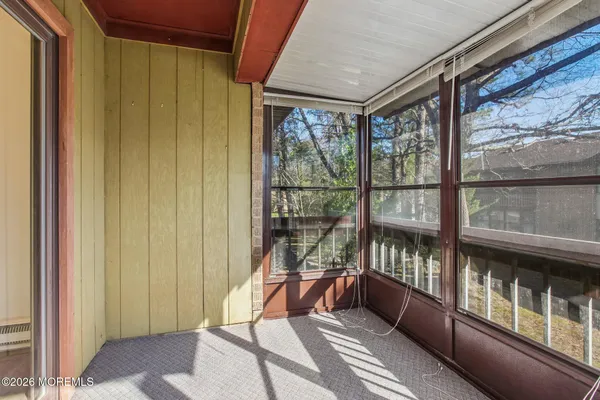 a balcony view with a outdoor space