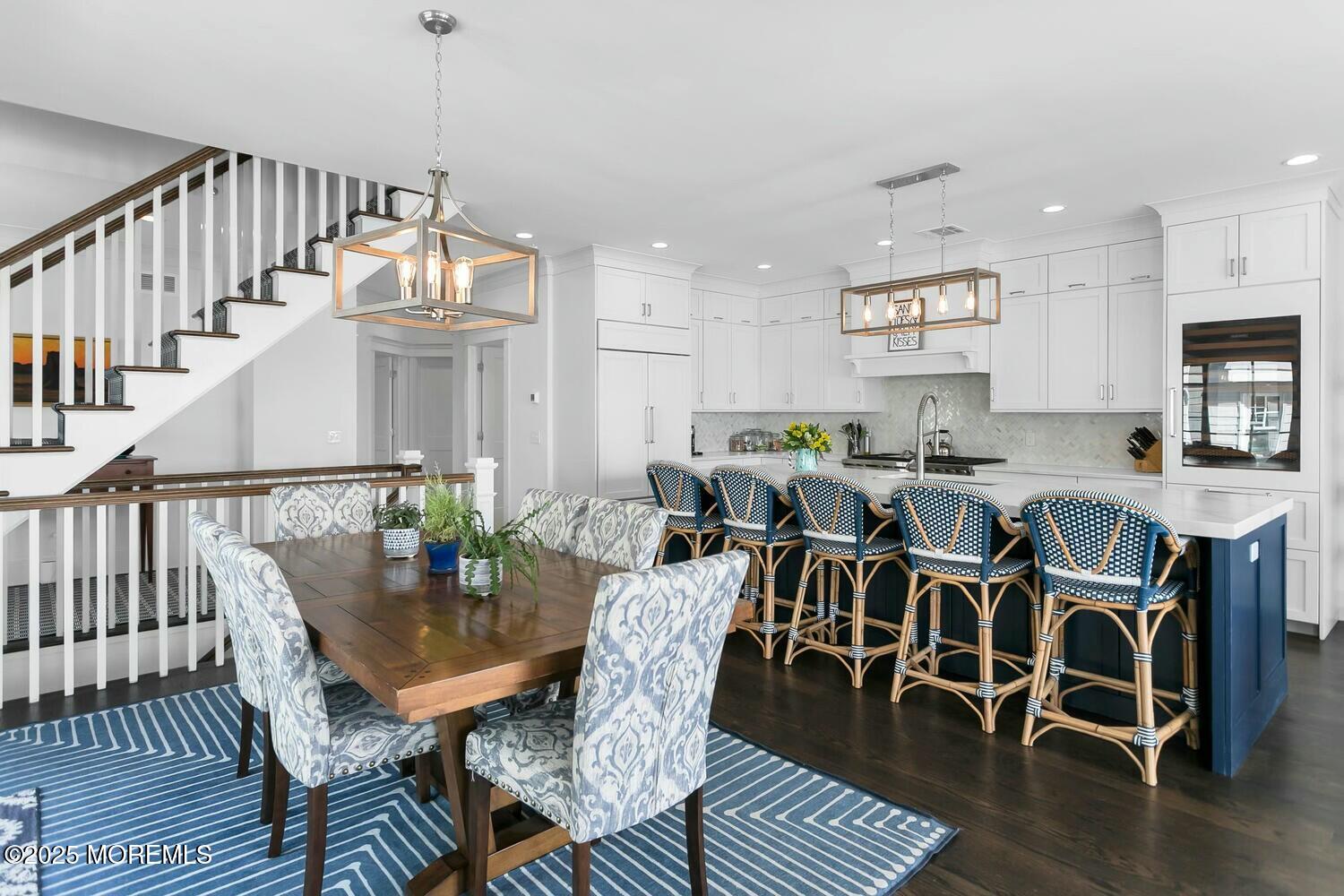 20 Riverview Place Sea Bright, NJ 07760 - Photo 15 of 107 a view of a dining room with furniture and wooden floor