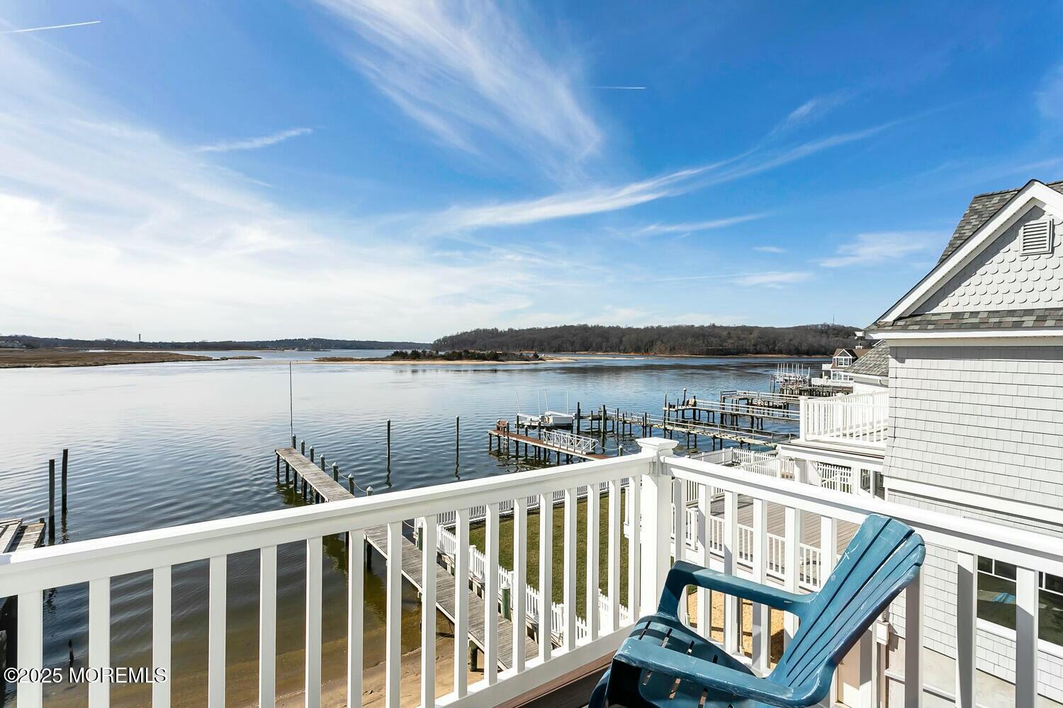 20 Riverview Place Sea Bright, NJ 07760 - Photo 37 of 107 a view of a roof deck with lake and mountain view