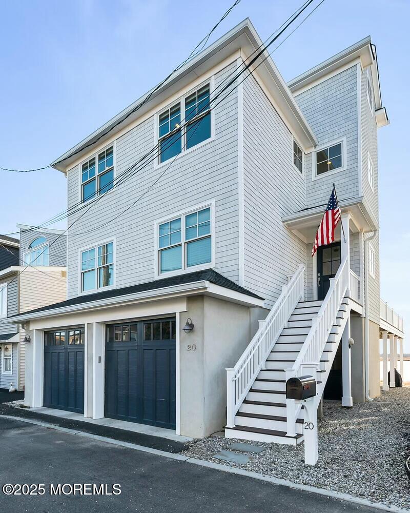 20 Riverview Place Sea Bright, NJ 07760 - Photo 98 of 107 a view of a house with wooden stairs
