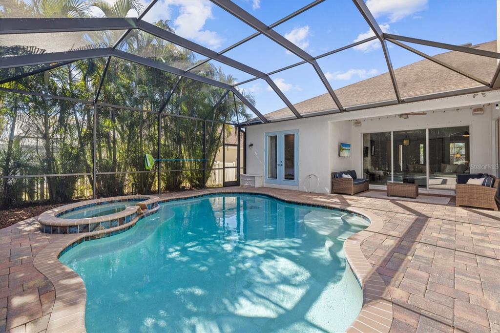 4727 Balboa Park Loop Bradenton, FL 34211 - Photo 44 of 56 a view of a swimming pool with a patio